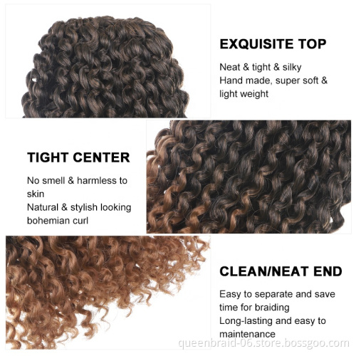 Ombre Crochet Braiding Hair Extensions synthetic crochet braids crochet bomb hair extensions Marly Bob